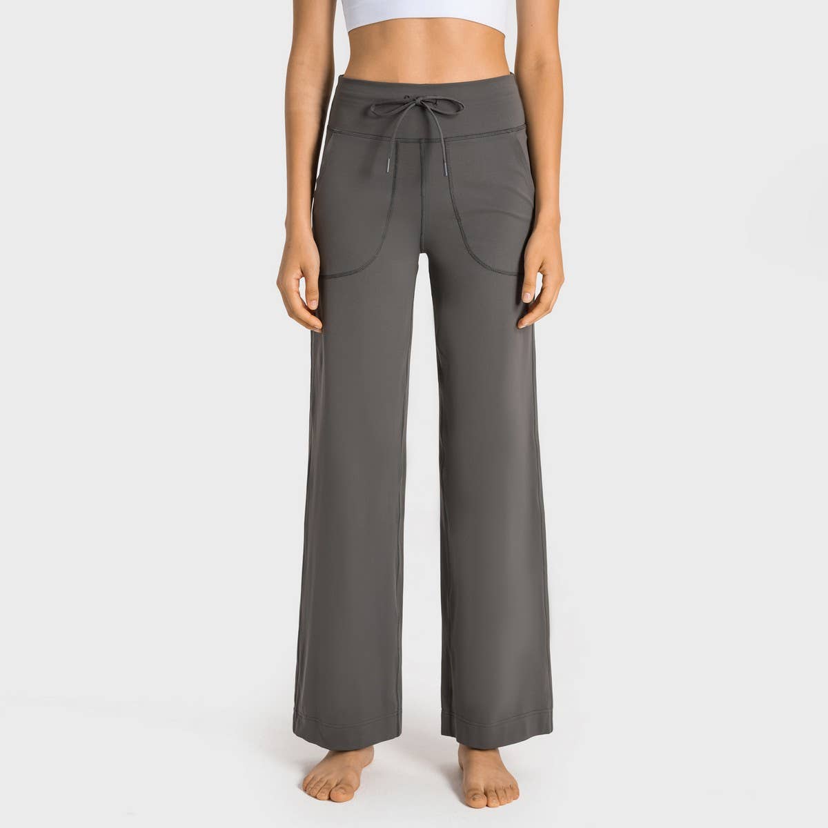 Zero Feel Wide-Leg Yoga Pants with Pockets_CWAB5230