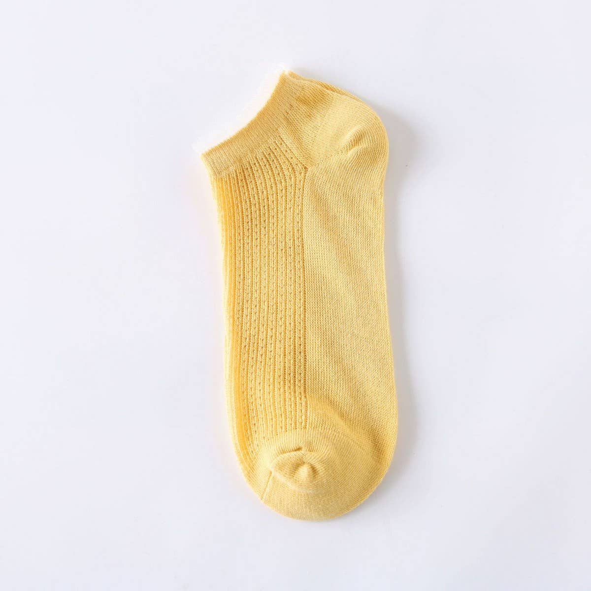 WOMEN'S SOLID COLOR MESH BREATHABLE SOCKS