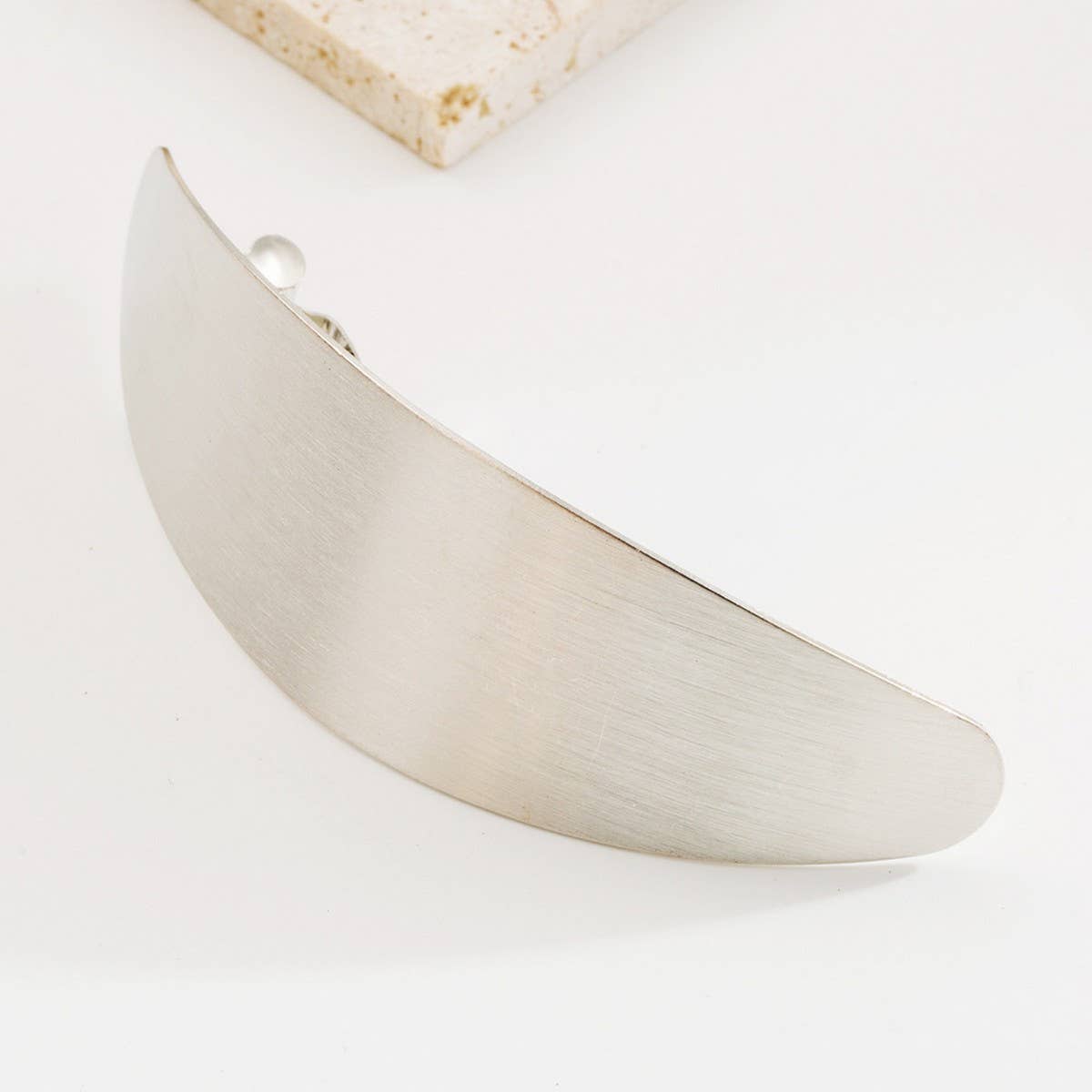 Minimalist Geometric Metal Spring Hair Clip