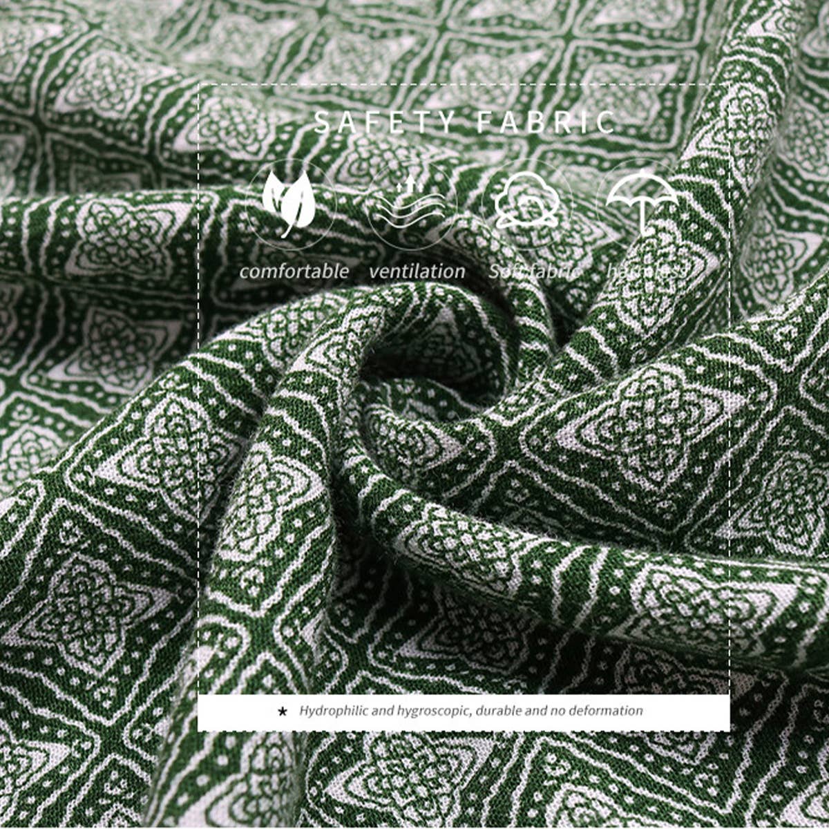 Lace-up high-waisted printed trousers