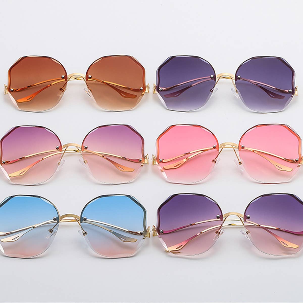 FASHIONABLE AND HIGH-END RIMLESS SUNGLASSES_CWASG0383