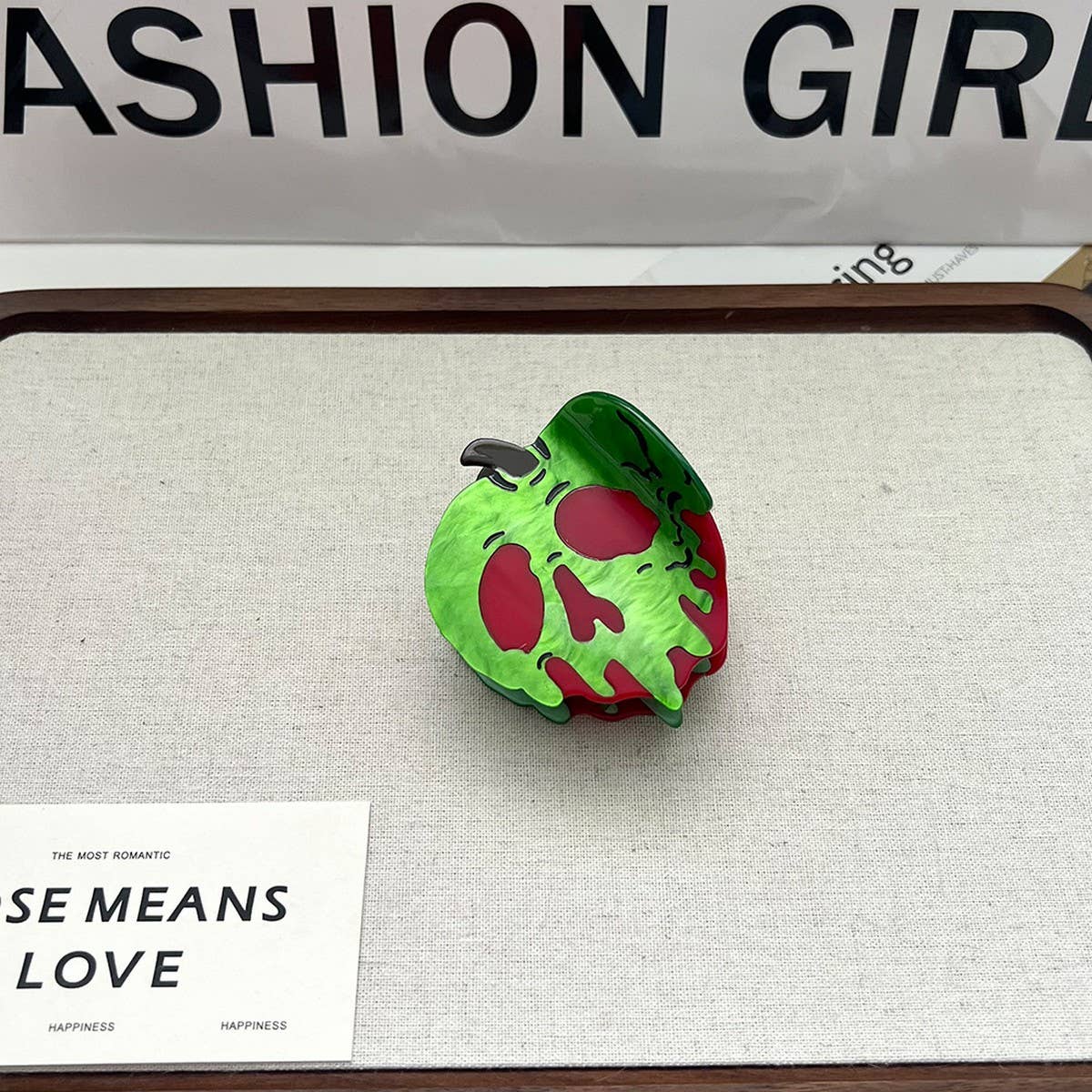 Pumpkin Witch Hat Hair Claw, Medium Acetate Clip_CWAHA5712