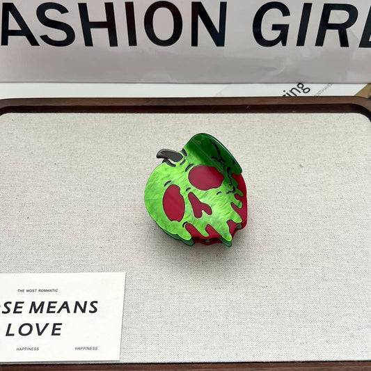 Pumpkin Witch Hat Hair Claw, Medium Acetate Clip_CWAHA5712