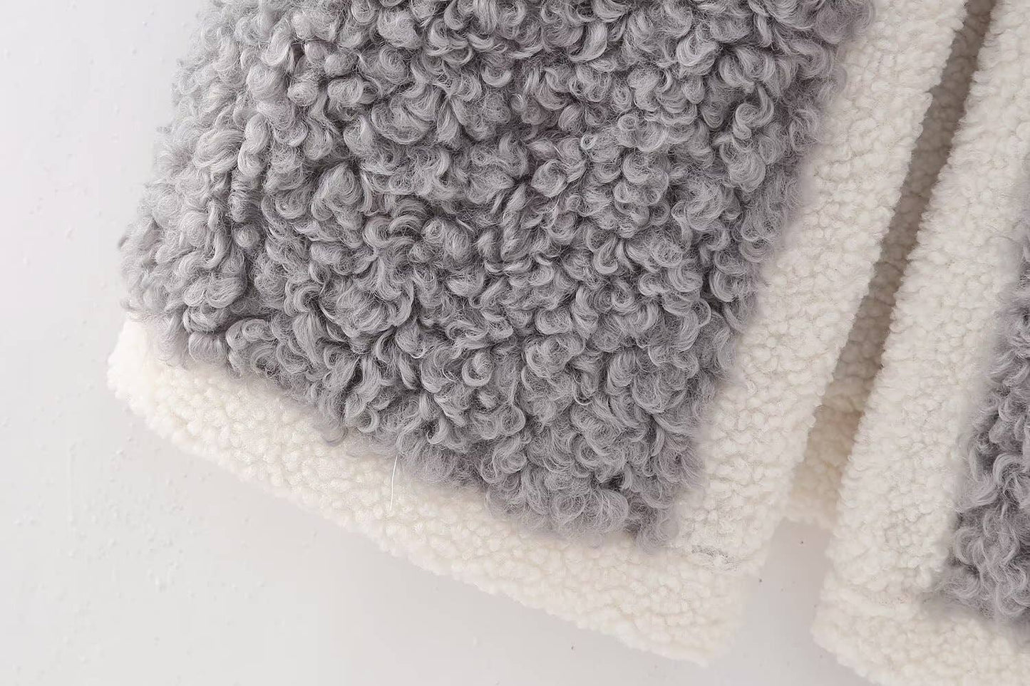 LAMB WOOL MATCHING SHORT SLEEVELESS VEST