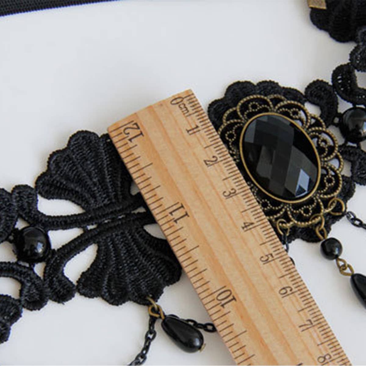 HALLOWEEN PEARL LACE HEADBAND