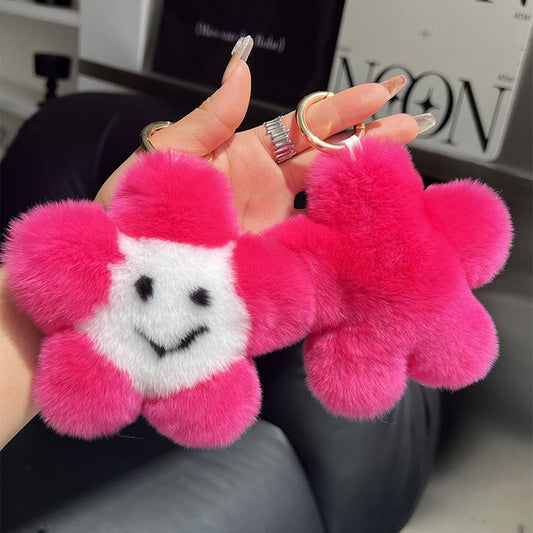 CUTE SMILING LITTLE STAR CAR KEYCHAIN BAG PENDANT