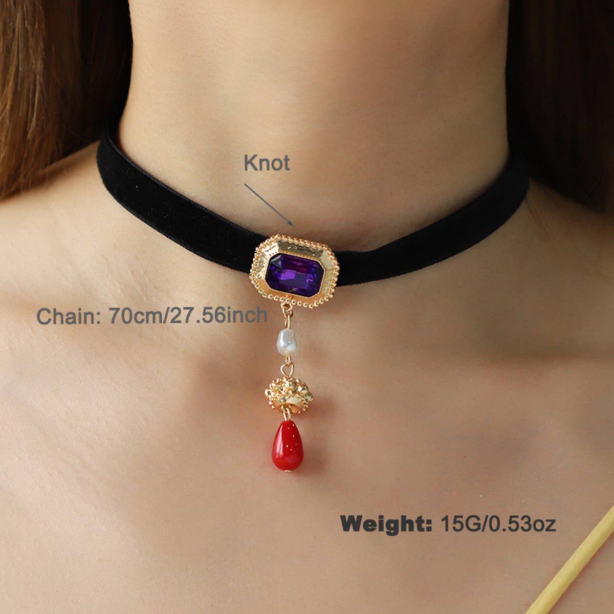 WOMEN'S DIAMOND PEARL HEART PENDANT NECKLACE