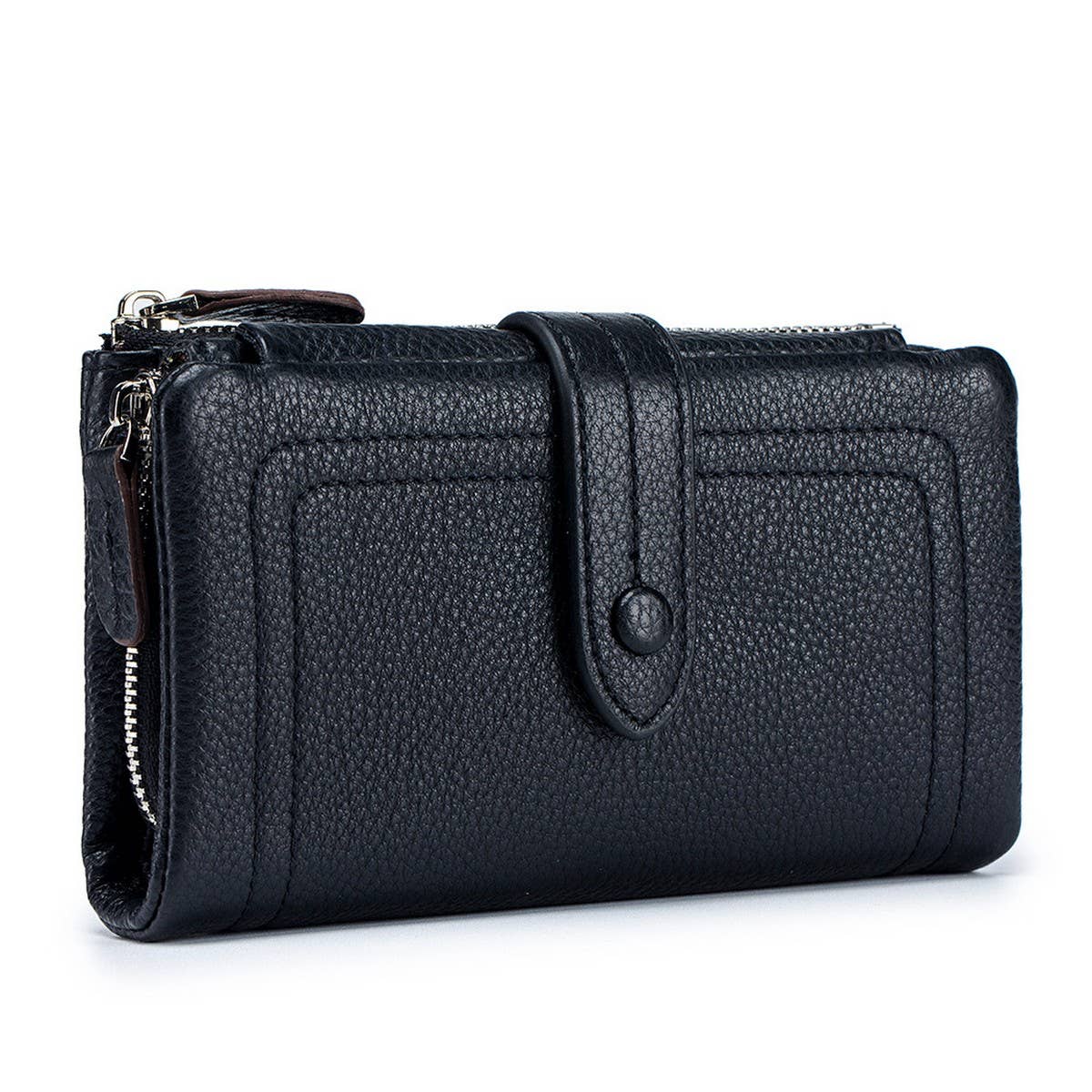 SOFT LEATHER SHORT STYLISH FOLDING LEATHER WALLET_CWAB3779