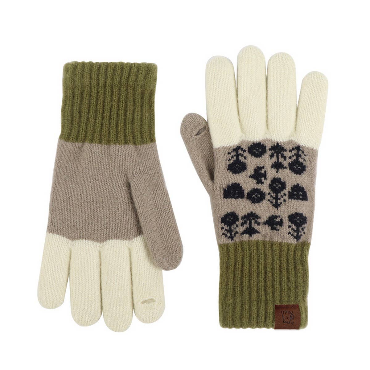 Self-Heating Knit Gloves ? Cute & Warm Design_CWAG0373