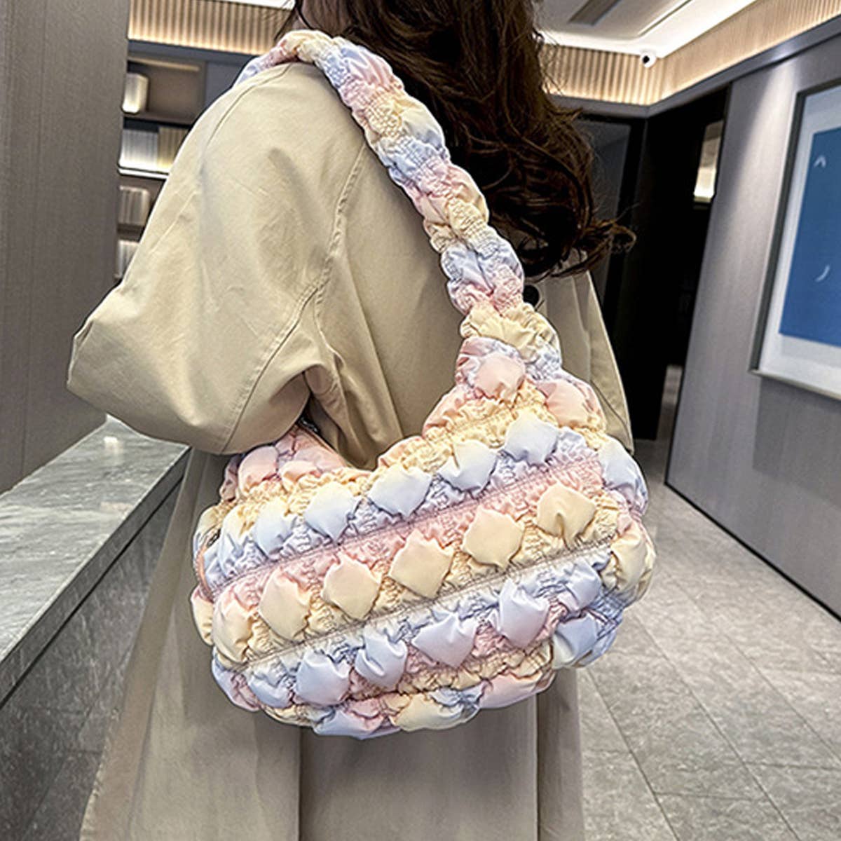 RAINBOW SERIES BIG CLOUD SHOULDER BAG_CWAB1753