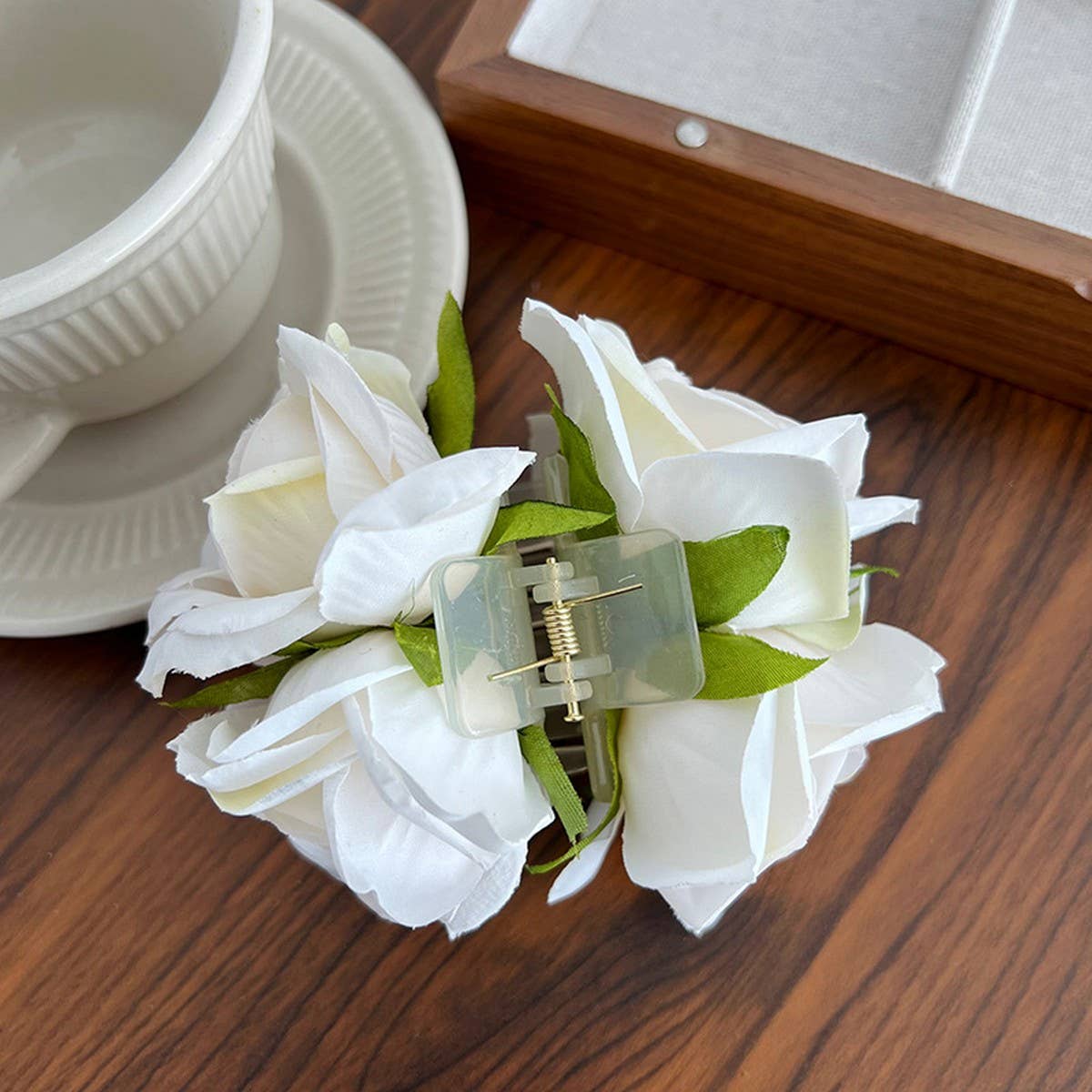 SUMMER RESORT STYLE ROSE FLOWERS HAIRPINS_CWAHA1171