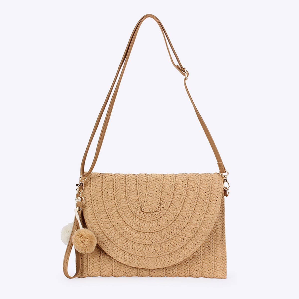 HIGH-END SIMPLE VERSATILE HAND-WOVEN BAG_CWAB4693