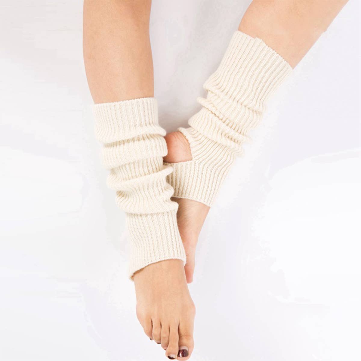 KNITTED SPORTS PROTECTIVE FOOT WARMING SOCKS