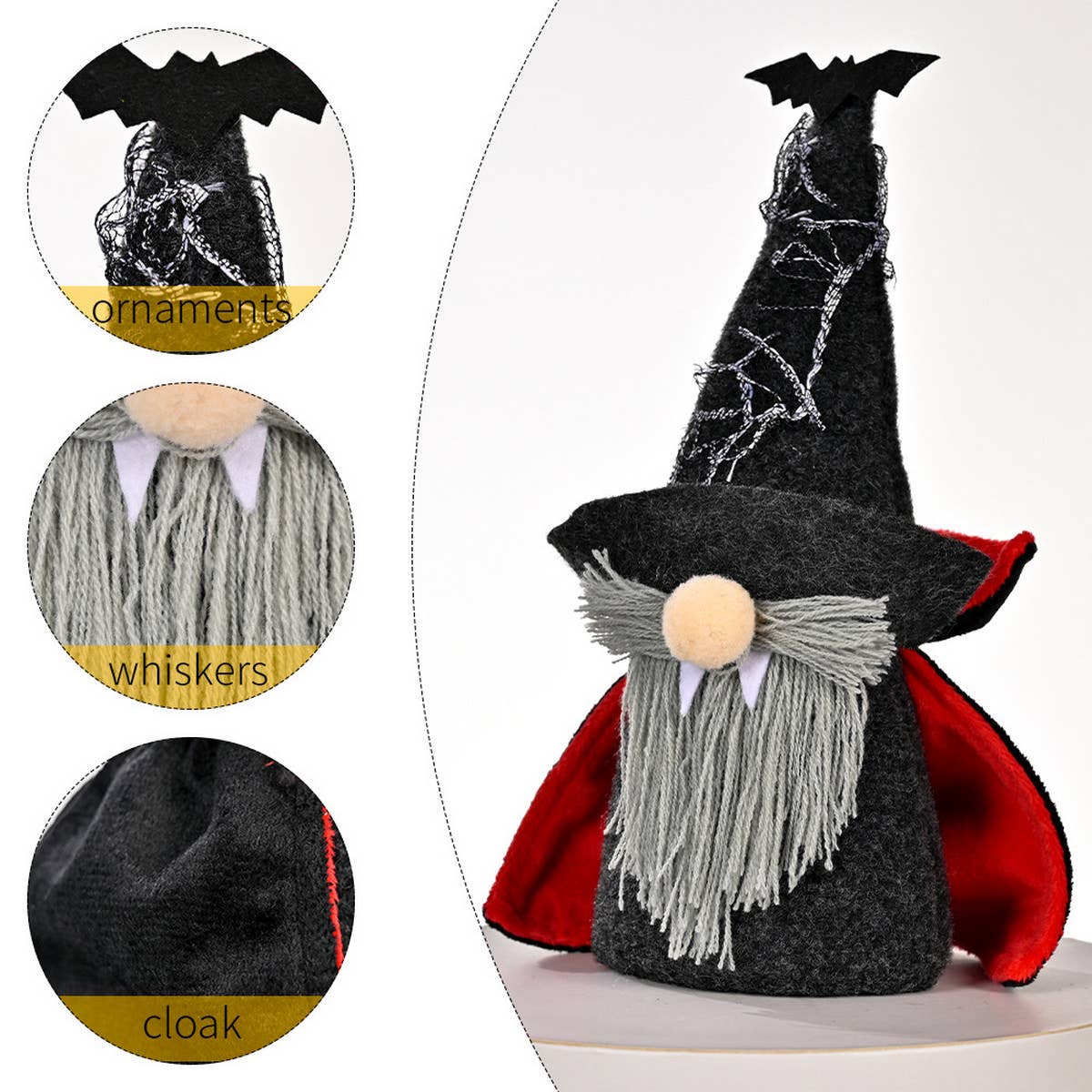 HALLOWEEN VAMPIRE RUDOLPH DOLL ORNAMENTS
