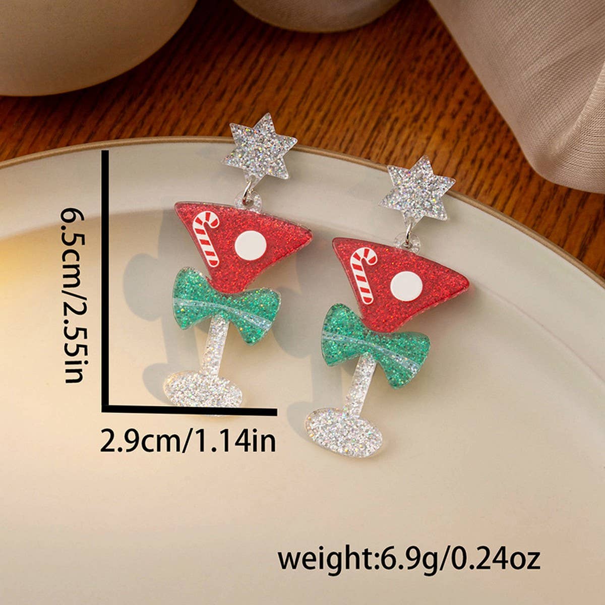 CHRISTMAS SIMPLE AND VERSATILE CARTOON EARRINGS