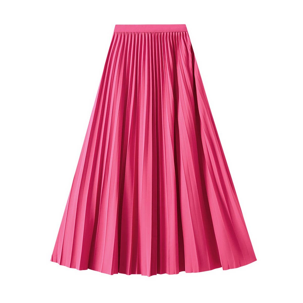 ACCORDION SKIRT LONG HIGH WAISTA-LINE PLEATEDSKIRT_CWBMS0293