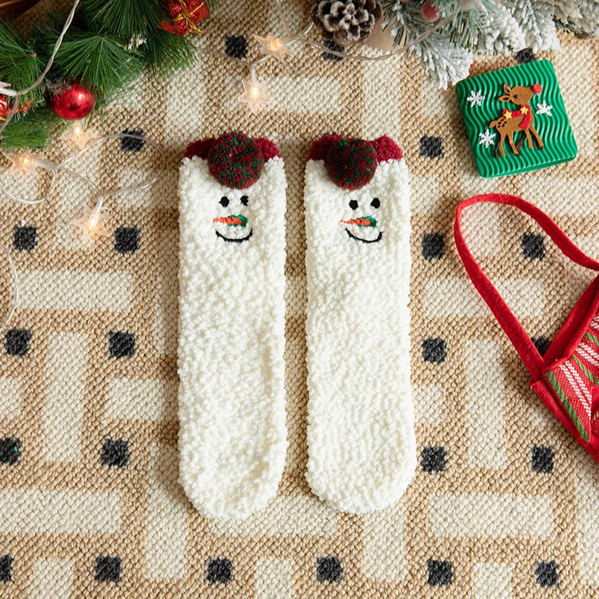 CWMS02732_KIDS FAMILY CHRISTMAS CREW SOCKS WINTER GIFT