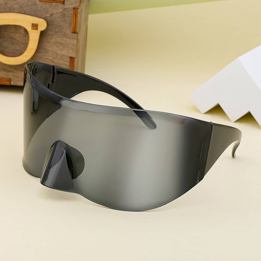 ONE-PIECE LARGE FRAME CYCLING WINDPROOF SUNGLASSES_CWASG0619