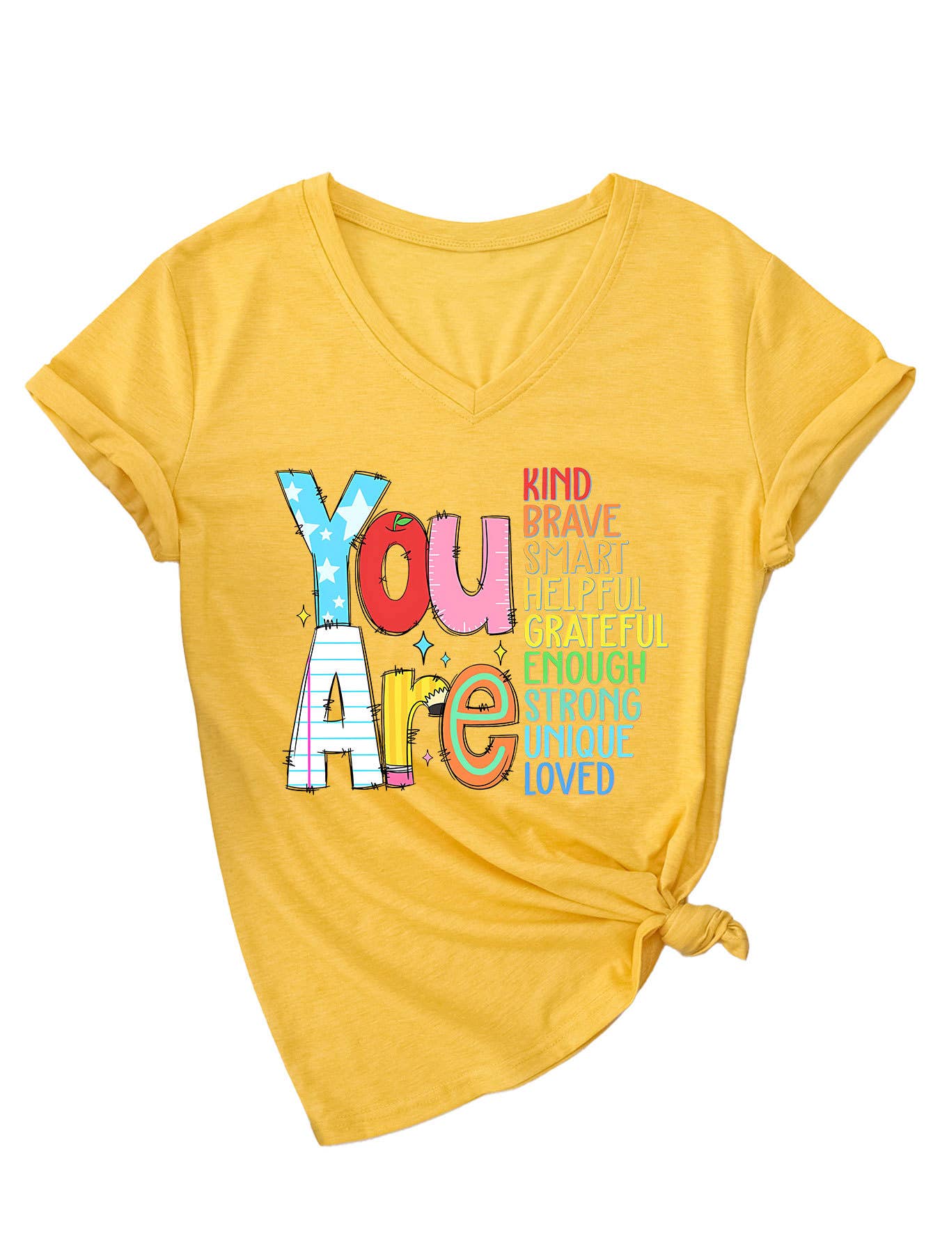Short-sleeved you are kind brave smart T-shirt