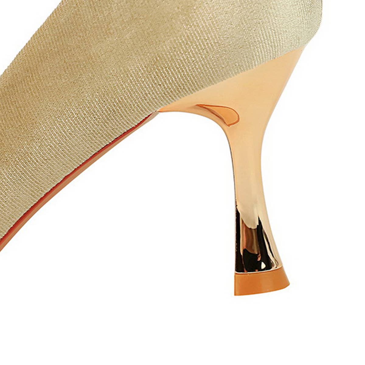 RETRO METAL BUCKLE SHALLOW POINTED TOE HIGH HEELS_CWSHH0097