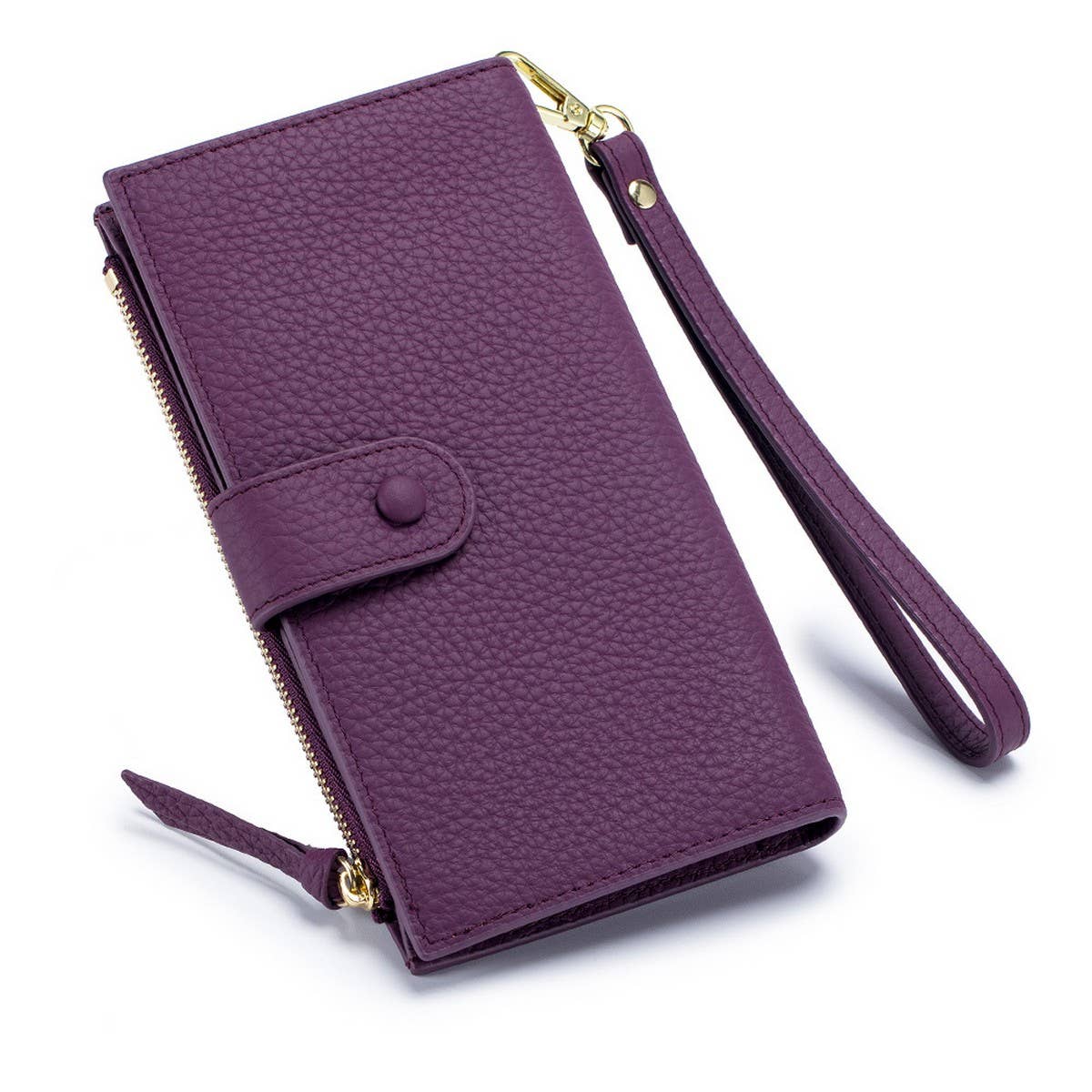 GENUINE LEATHER LONG STYLISH LARGE CAPACITY WALLET_CWAB3799