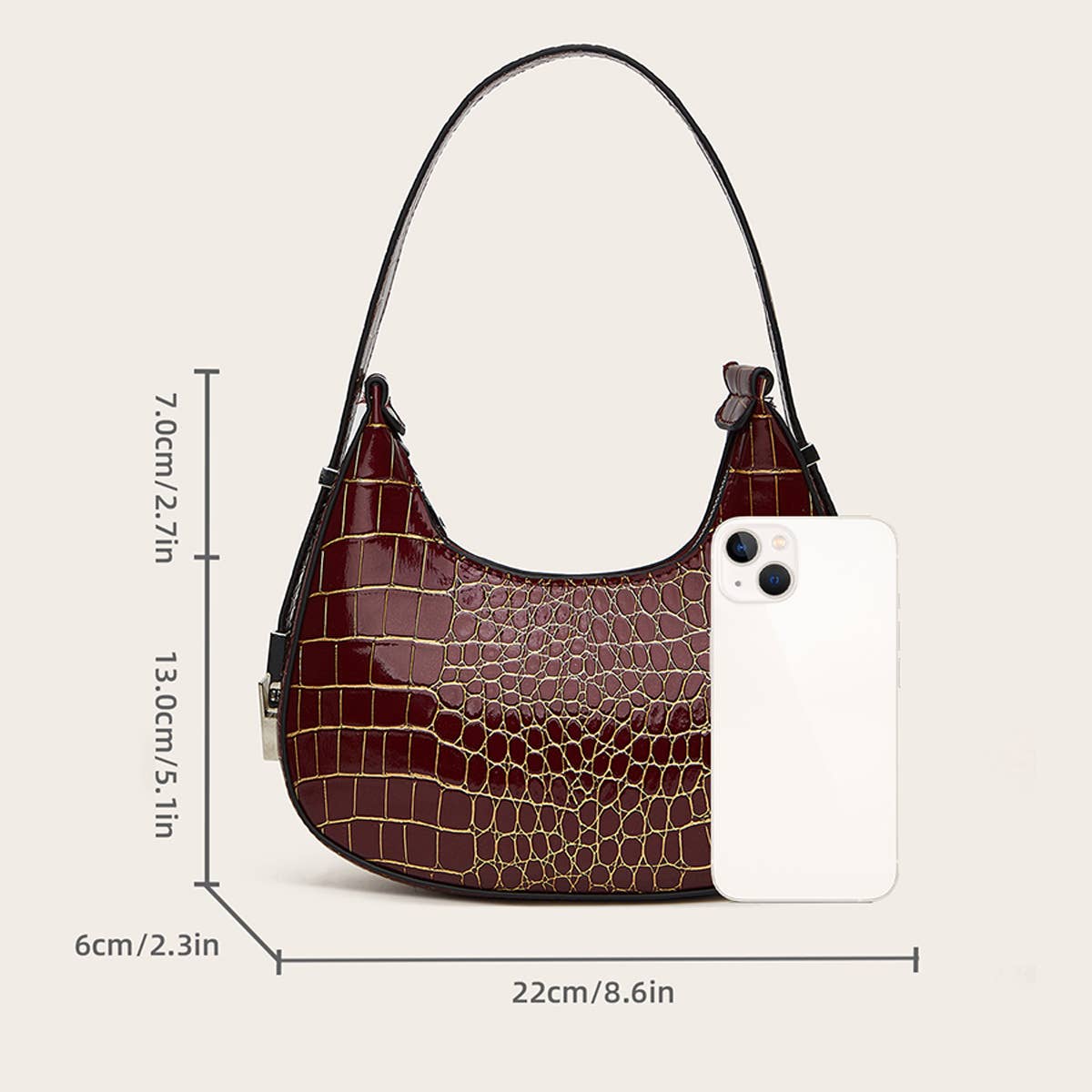2024 NEW HALF MOON BAG HANDBAG_CWAB2657