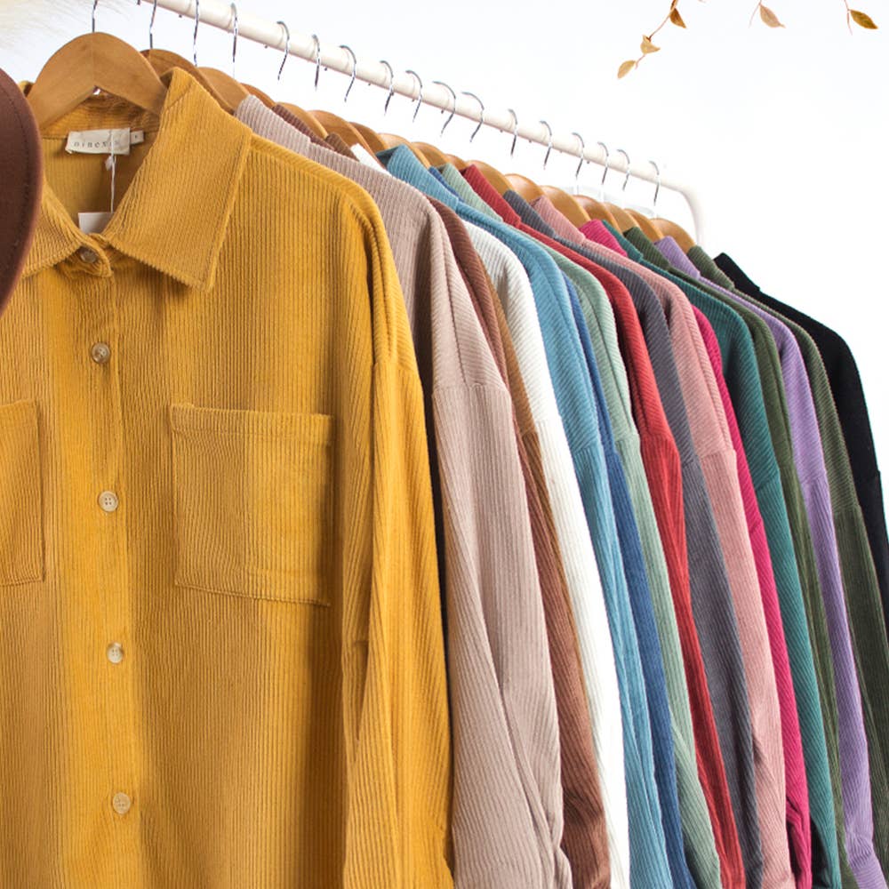 CWOJA700_LOOSE FIT CORDUROY SHIRTS JACKET