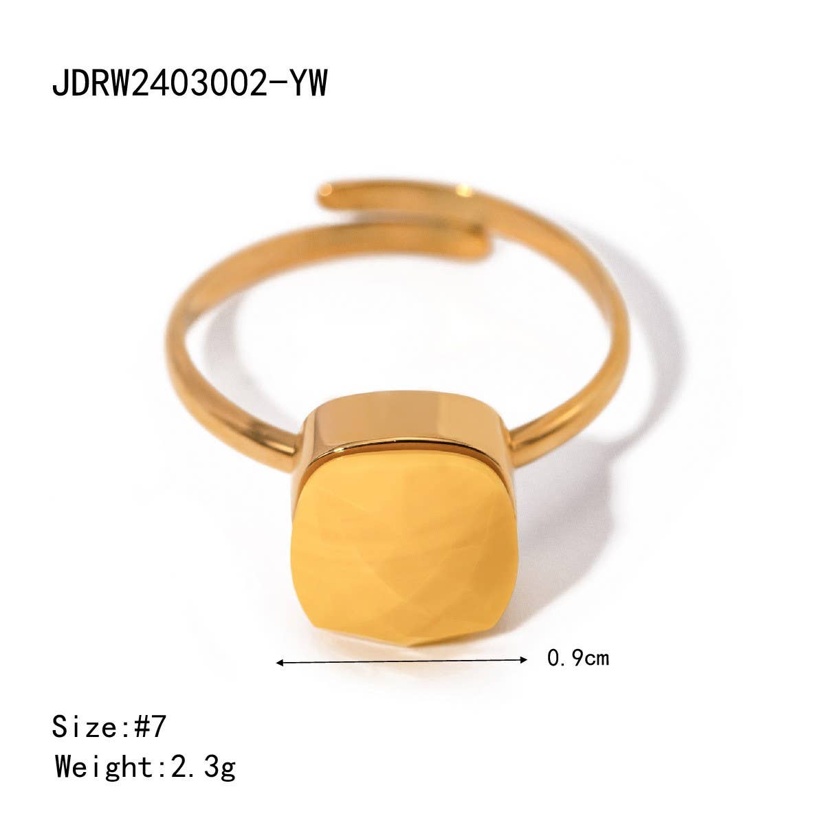 SIMPLE AND STYLISH GEOMETRIC OPEN RING