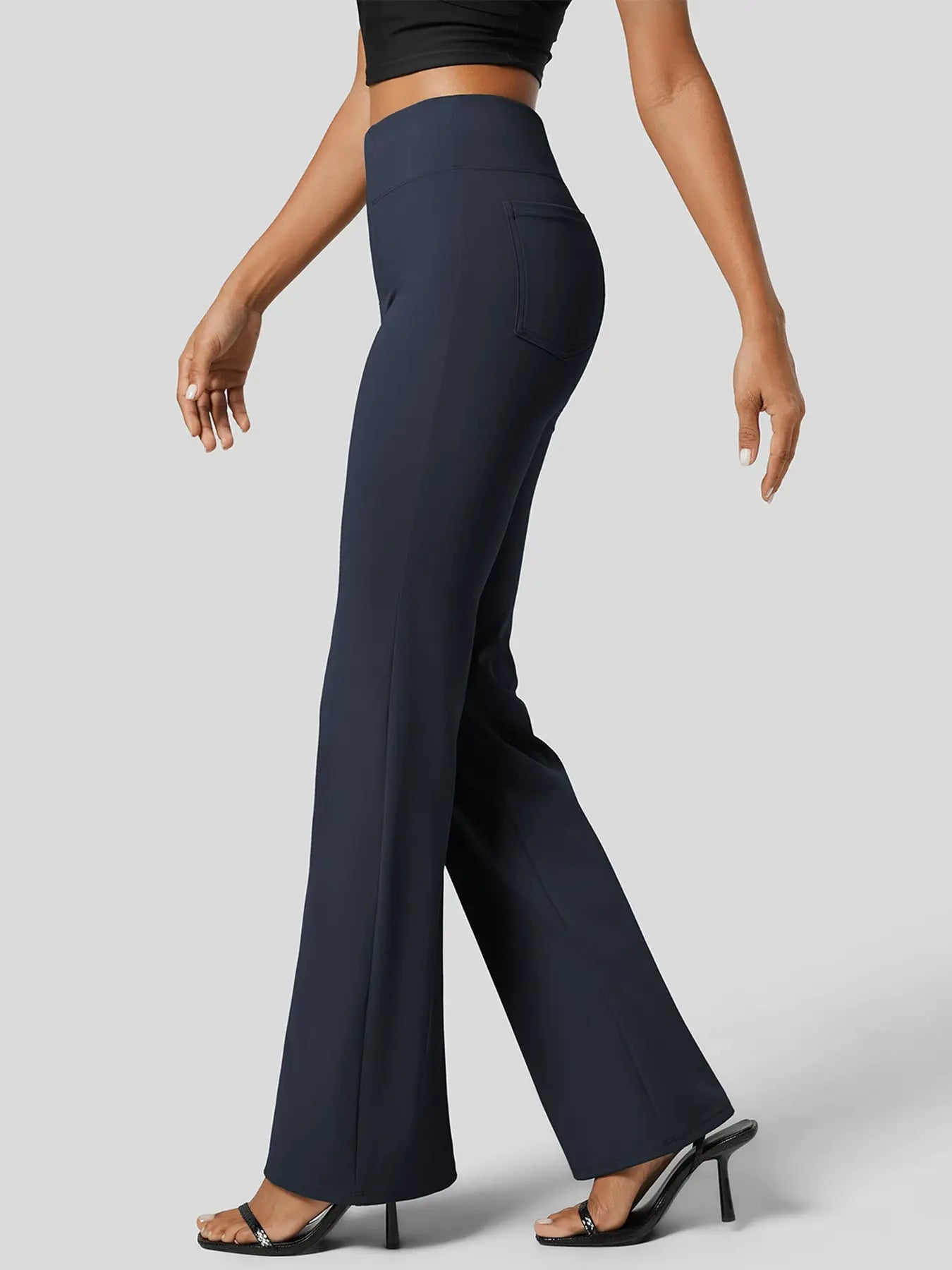 HIP LIFT WIDE LEG PANTS SPORTS MICRO YOGA PANTS