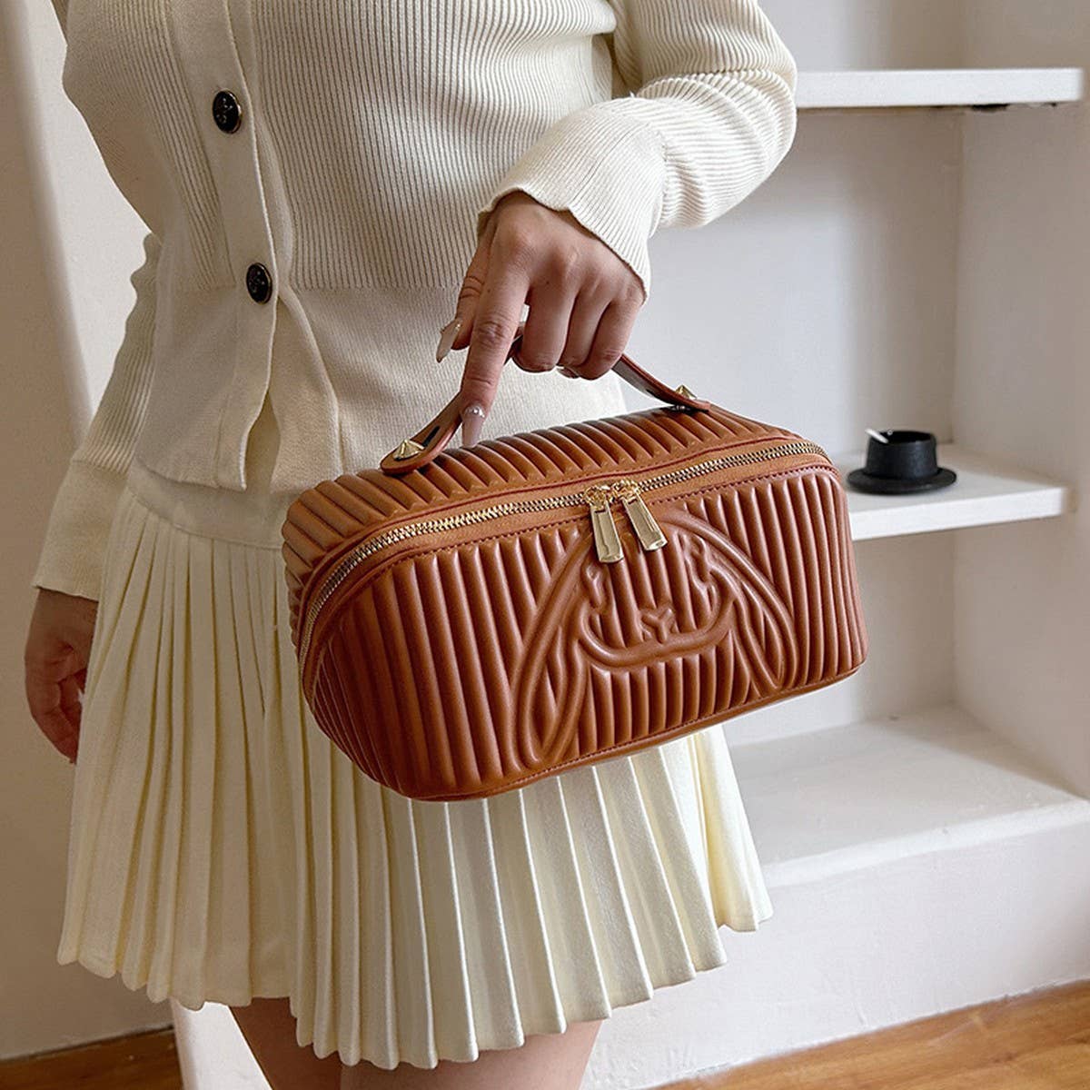 NEW FASHION LARGE CAPACITY HIGH-END COSMETIC BAG_CWAB4418