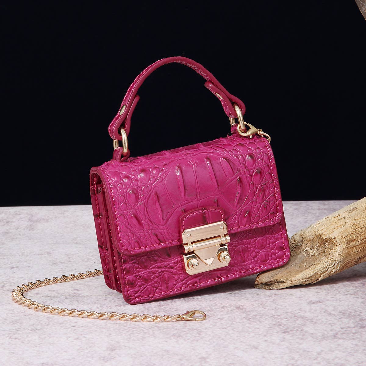 FASHION MULTICOLOR CROCODILE CROSSBODY BAG_CWAB2597