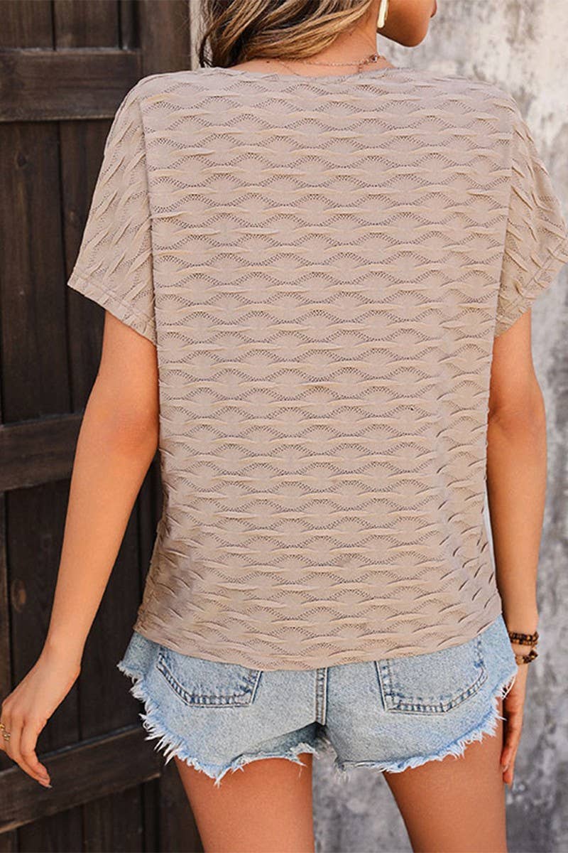 SOLID COLOR BAT SLEEVE TOP_CWTSTS0273