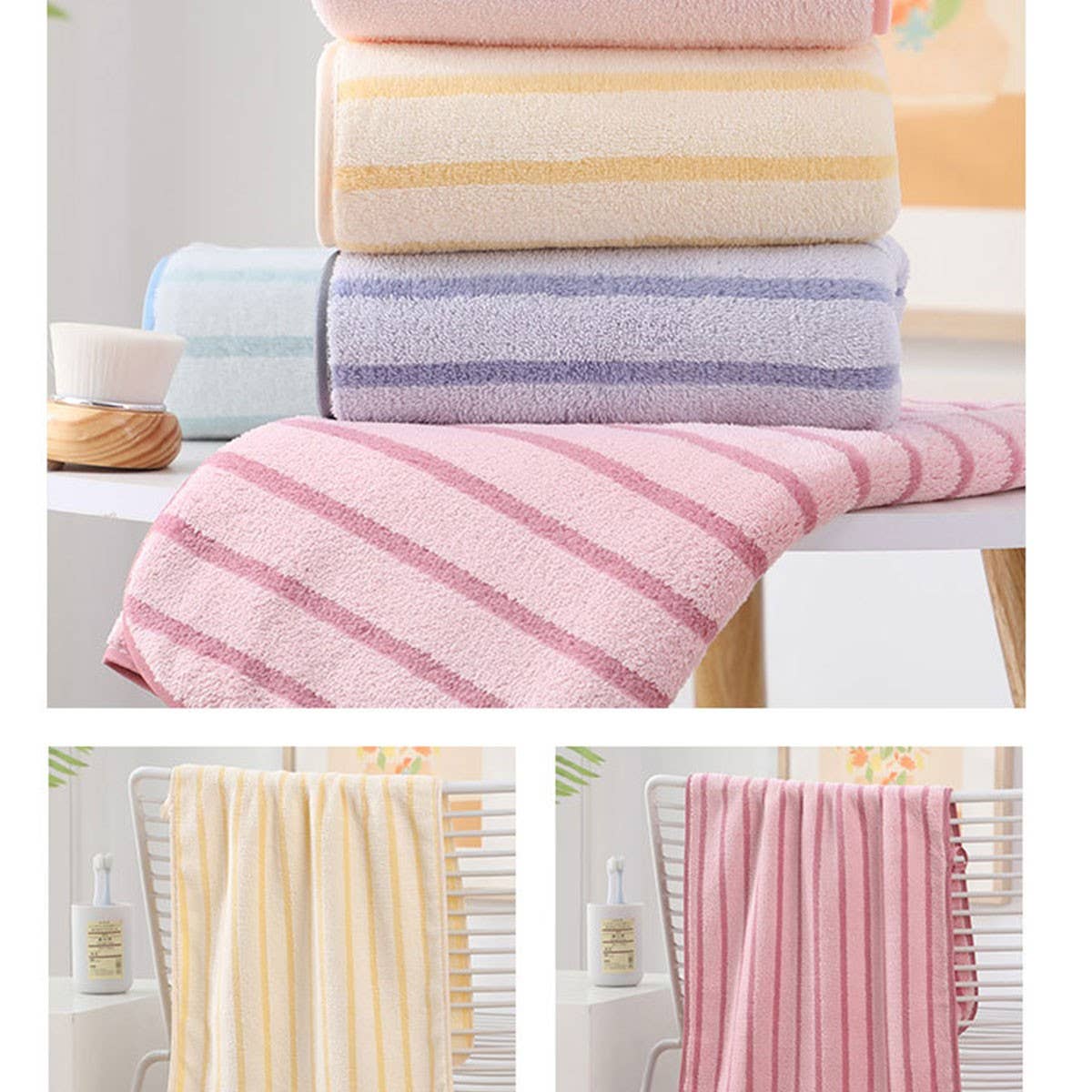 SOFT AND ABSORBENT CORAL FLEECE BATH TOWEL_CWMM2322