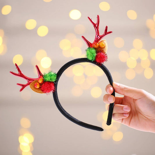 CHRISTMAS DEER ANTLERS CHILDREN'S HEADBAND
