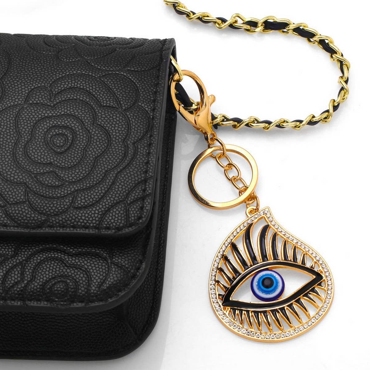 CREATIVE DEVIL'S EYE METAL KEYCHAIN