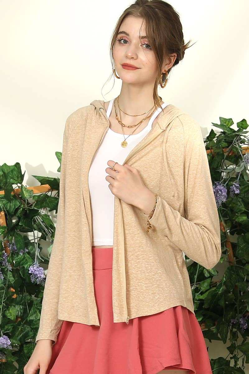 WOMEN FASHION HOODED CARDIGAN_CWOHOL442
