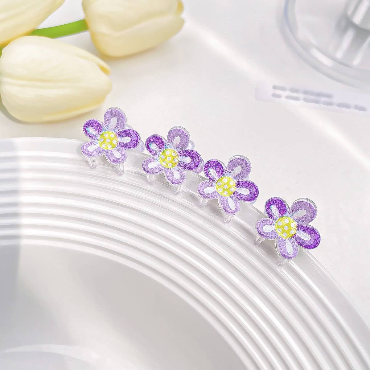 Mini Candy Color Flower Hair Clip, Kids Clip_CWAHA0720