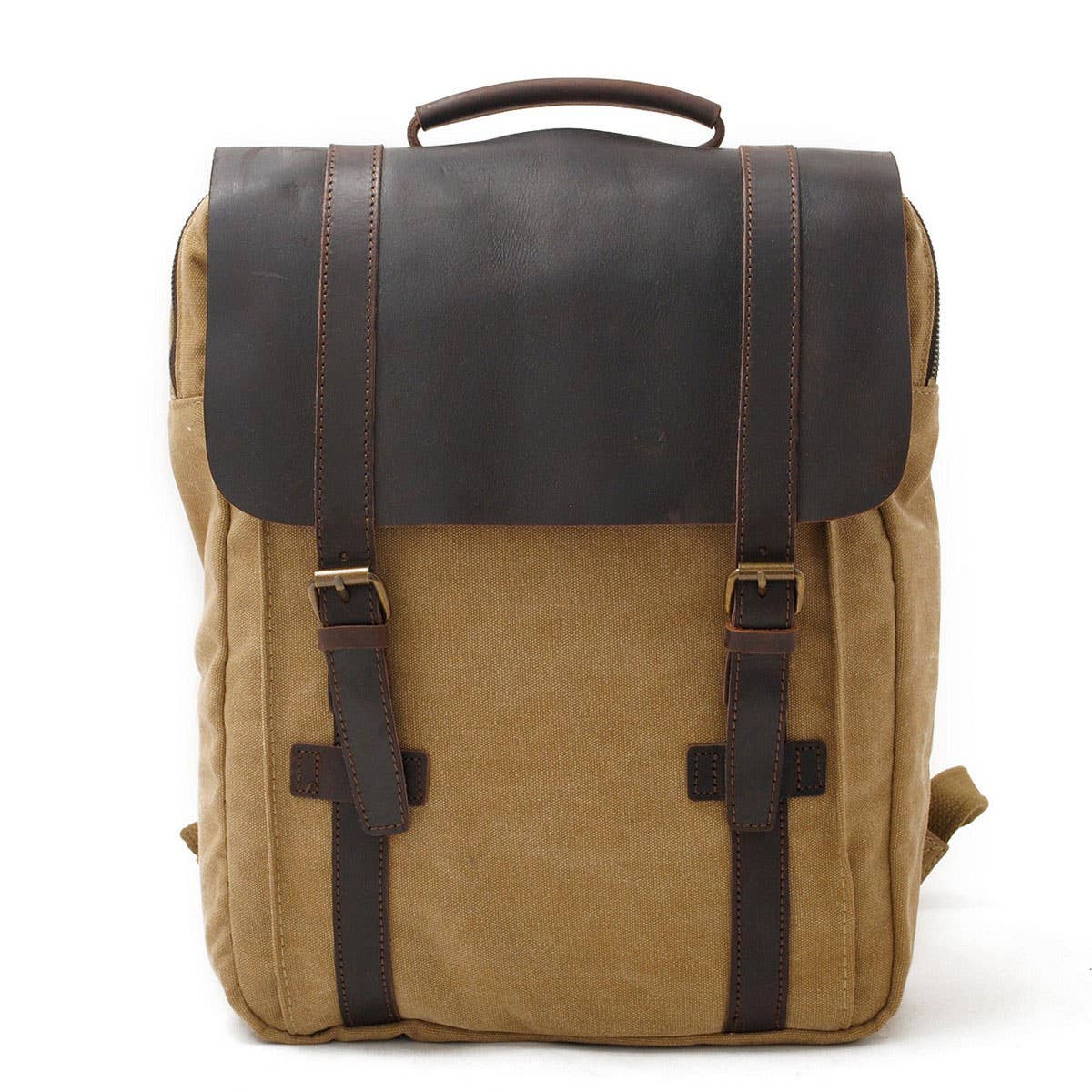 Men¡¯s Retro Canvas Travel Laptop Backpack_CWAB5533