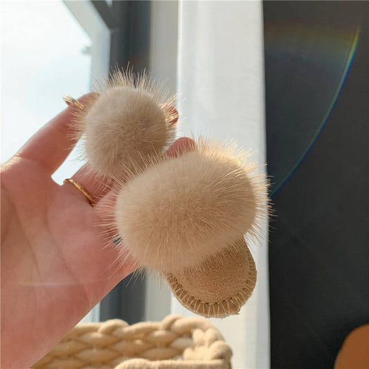 WOOL SLIPPERS PENDANT PERSONALIZED PLUSH KEYCHAIN_CWMM2486
