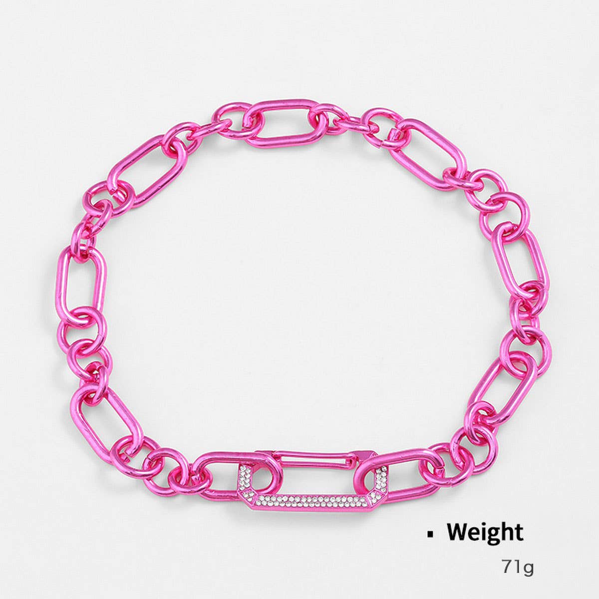 PINK SMALL FRESH EARRINGS NECKLACE BRACELET SET_CWAJE2937