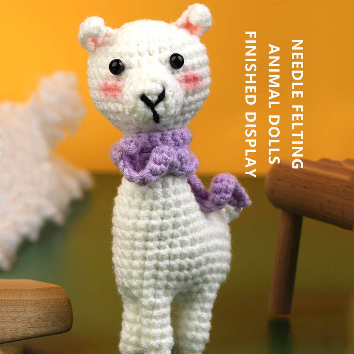 DIY HAND KNITTED DOLL ALPACA MATERIAL KIT