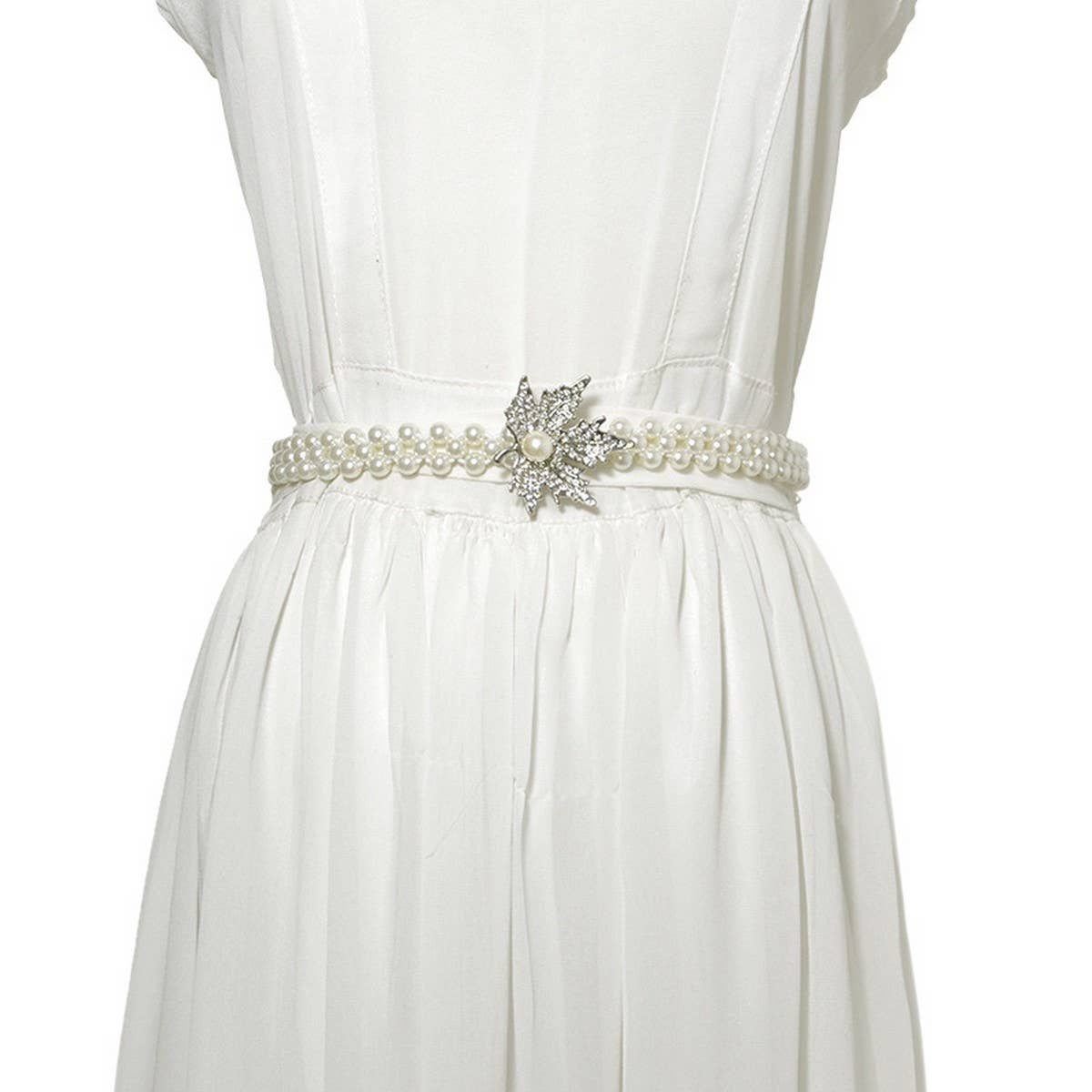 NEW WOMEN'S ELASTIC PEARL WAIST CHAIN_CWABE0514