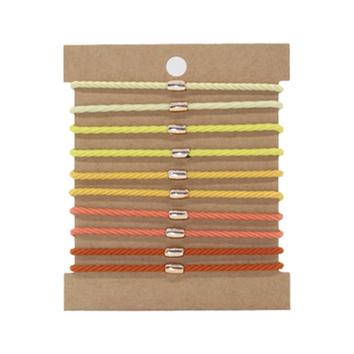 10-PIECE GRADIENT COLOR PALETTE HAIR SCRUNCHIES_CWAHA2717