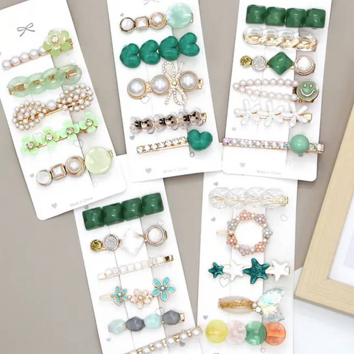 6PCS FAUX PEARL DECOR HAIR CLIP_CWAHA0160