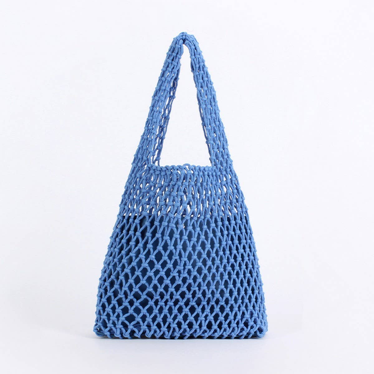 FASHION SOLID COLOR HOLLOW NET HAND-WOVEN BAG_CWAB4691
