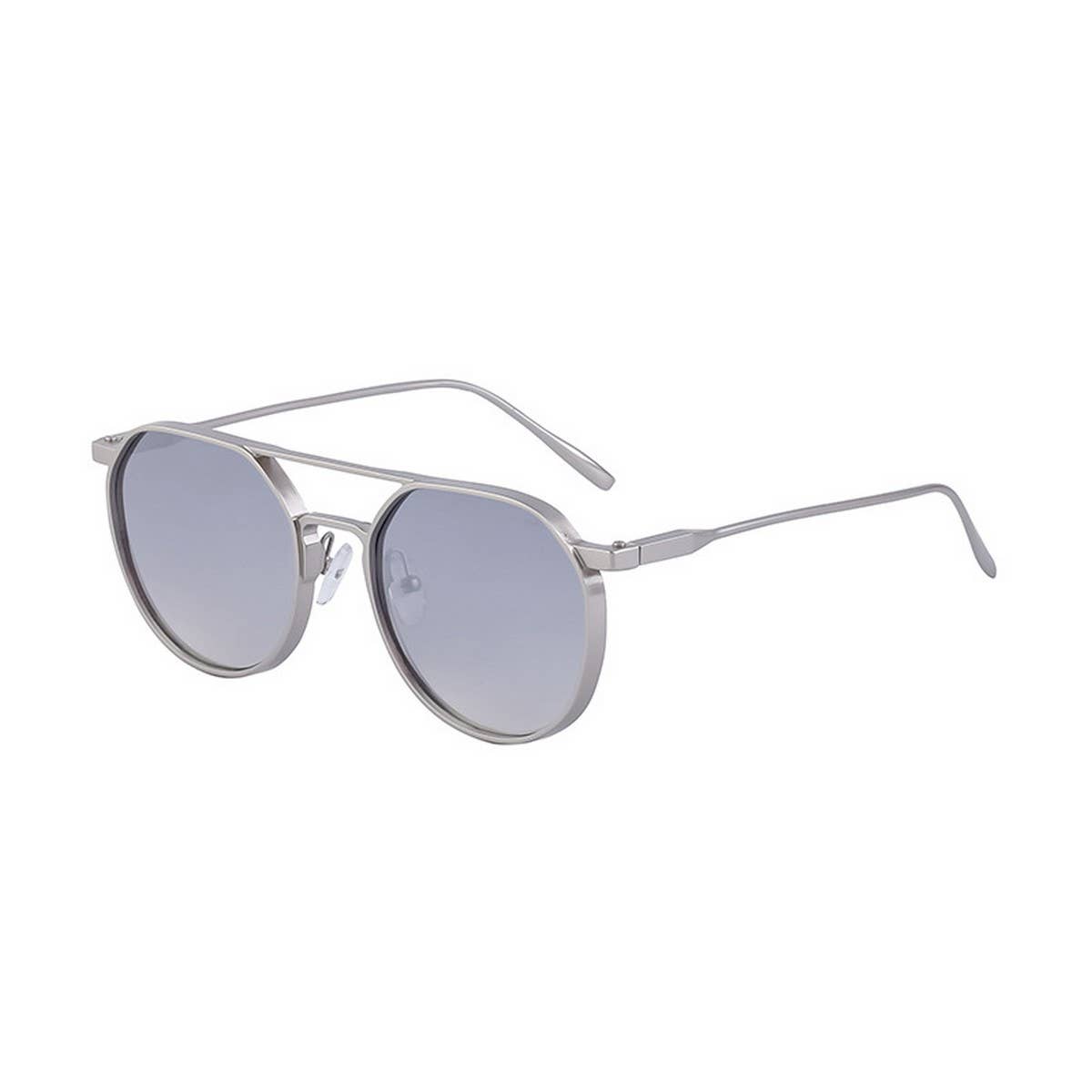 OVAL FRAME SUNGLASSES METALDOUBLE BRIDGESUNGLASSES_CWASG0560