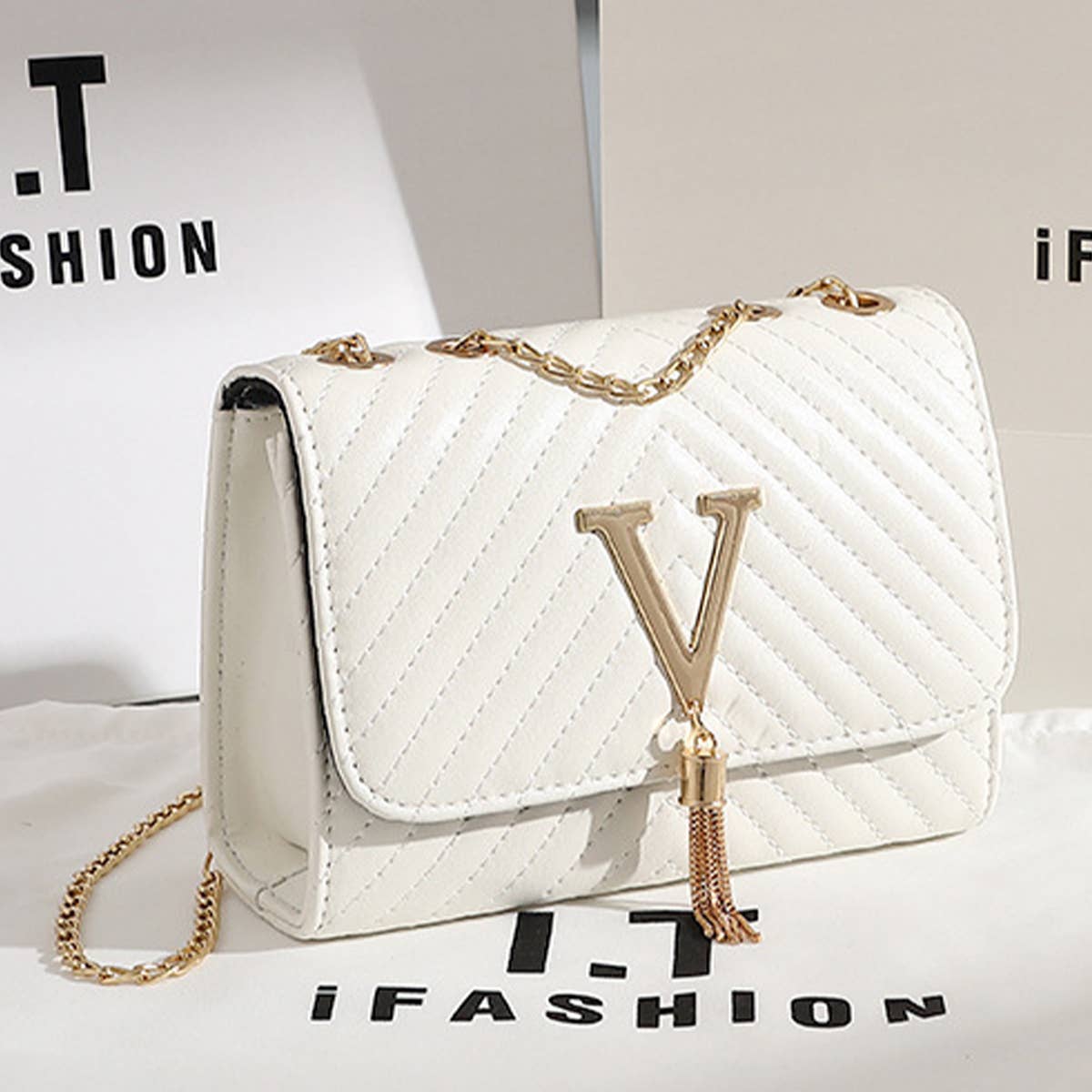 FASHIONABLE STRIPED EMBROIDERED SHOULDER BAG_CUAB0161