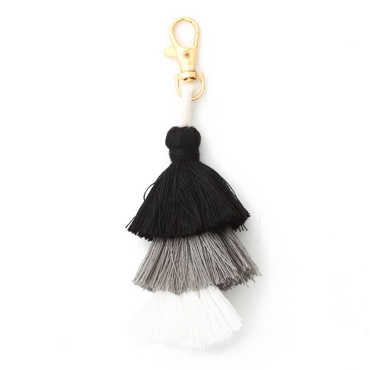 Bohemian Handmade Multi-Layer Tassel Keychain_CWAB5022
