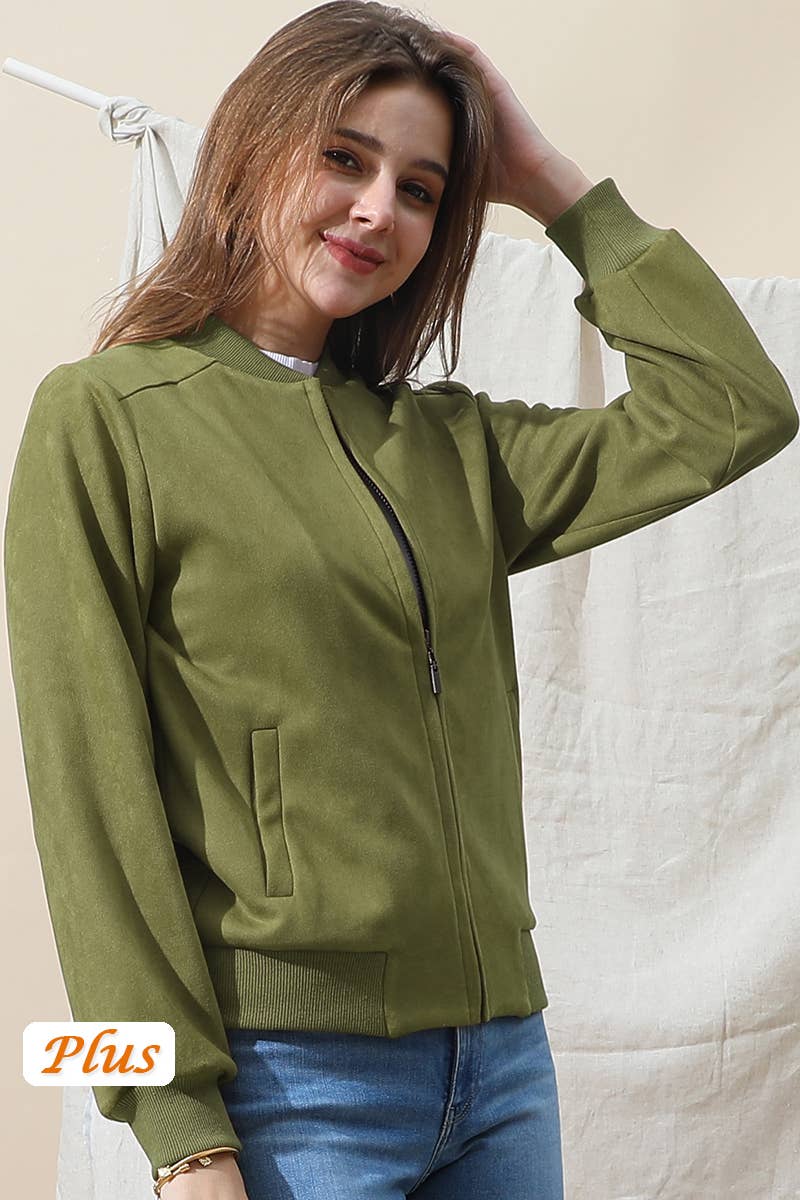 CWOJA706-P_WATERFALL FAUX SUEDE ZIP-UP WESTERN BOBMER JACKET