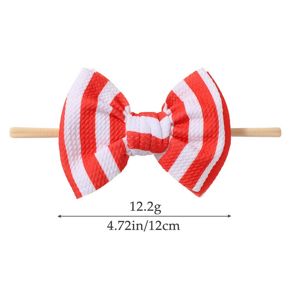 STRIPED CHILDREN'S HAIRBAND BOW HAIR ROPE_CWAHA2351